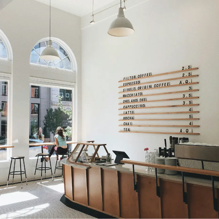 Brand identity system for a multi-experience café concept